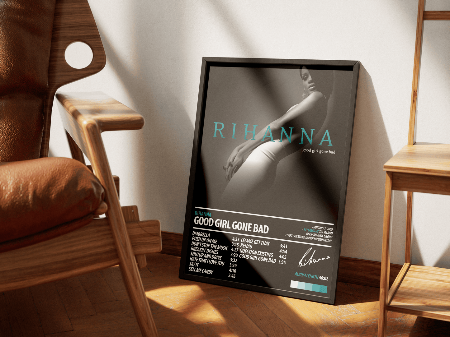 RIHANNA Album Poster | Good Girl Gone Bad - ChordPrints