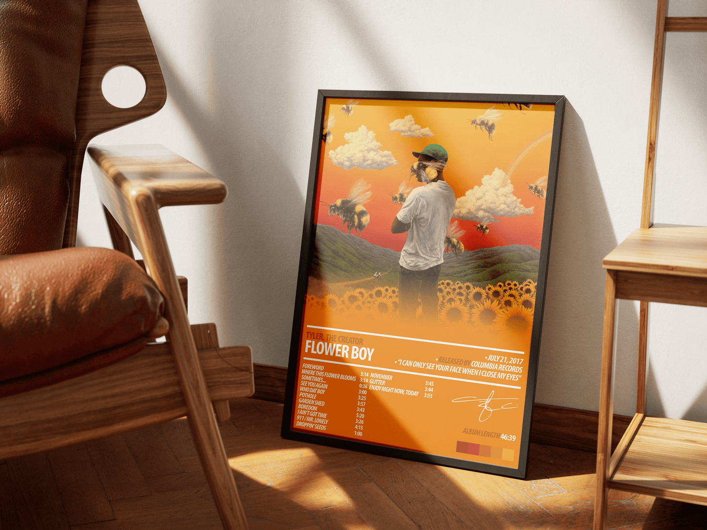 TYLER, THE CREATOR Album Poster | Flower Boy - ChordPrints