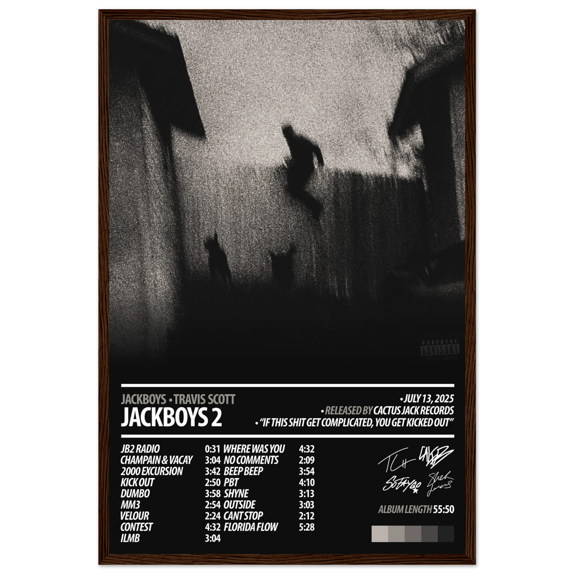 TRAVIS SCOTT Album Poster | JACKBOYS 2 – HYUU Art