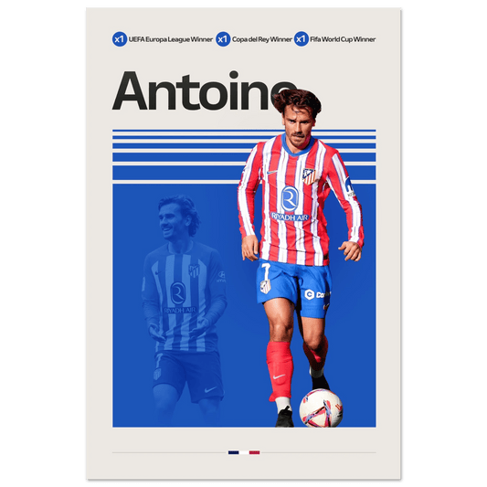 ANTOINE GRIEZMANN | SOCCER POSTER - HYUU Art