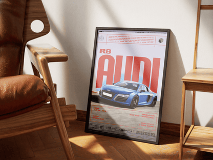 AUDI R8 MK2 POSTER - ChordPrints