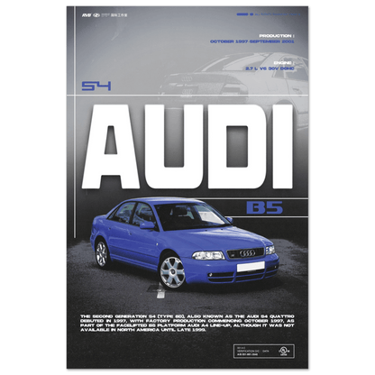 AUDI S4 B5 POSTER - HYUU Art