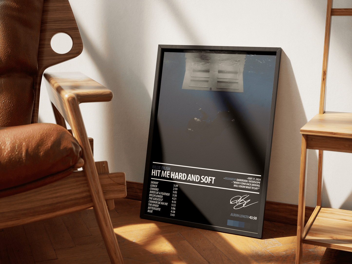 BILLIE EILISH Album Poster | HIT ME HARD AND SOFT - ChordPrints