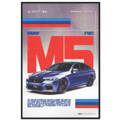 BMW M5 F90 POSTER - HYUU Art