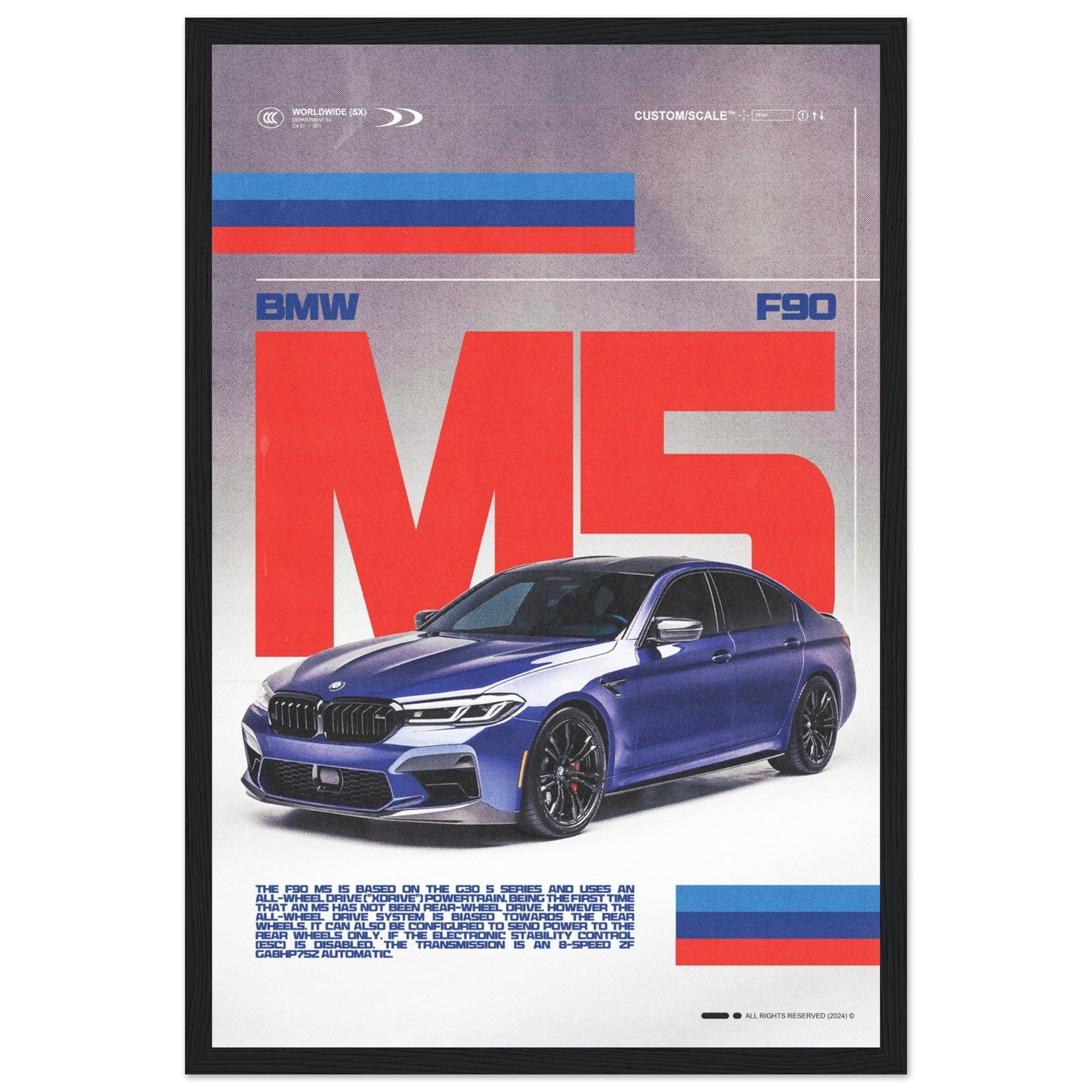 BMW M5 F90 POSTER - HYUU Art