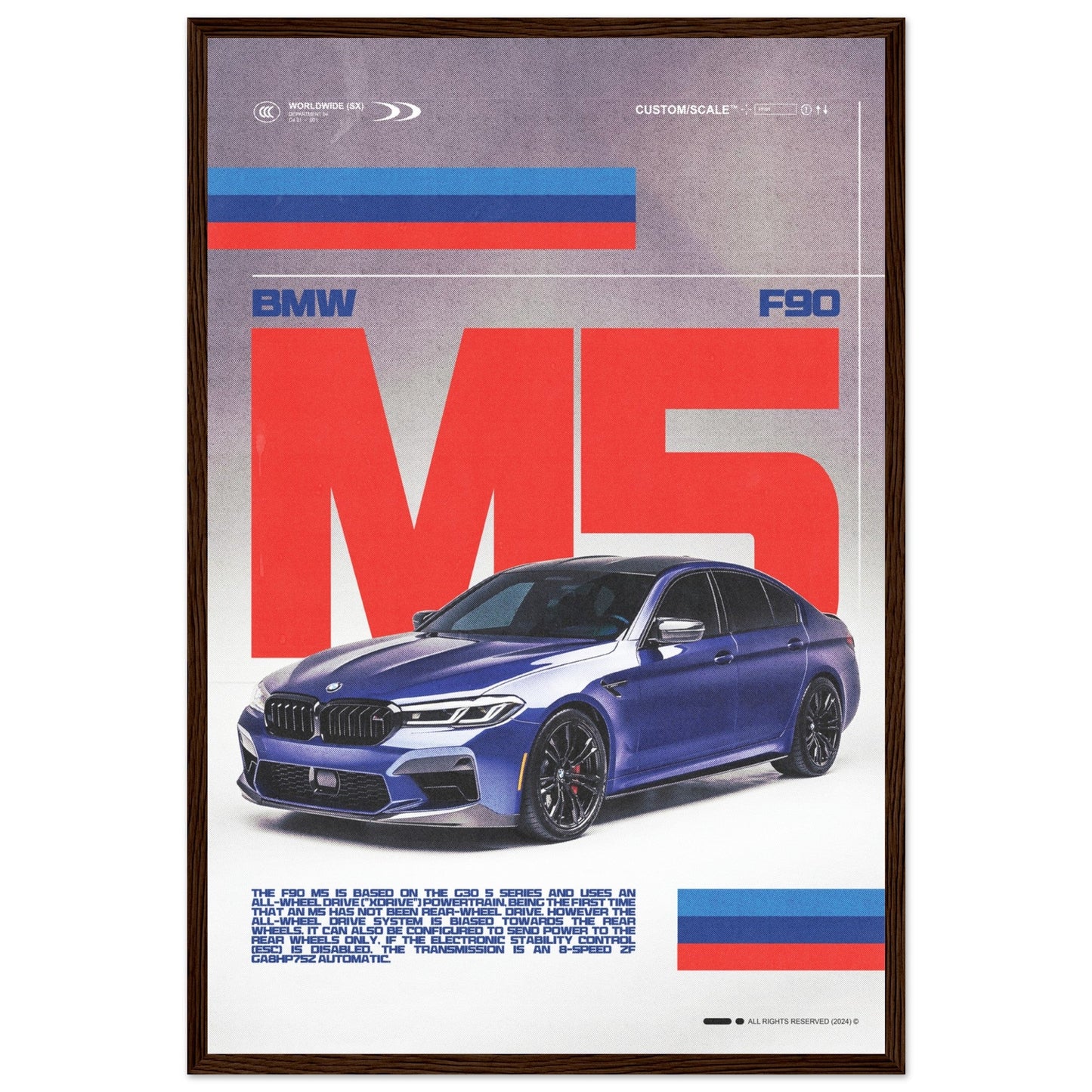BMW M5 F90 POSTER - HYUU Art