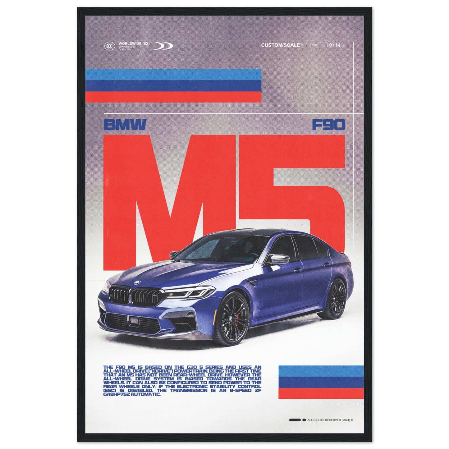 BMW M5 F90 POSTER - HYUU Art