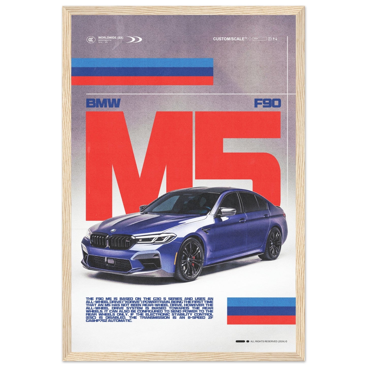 BMW M5 F90 POSTER - HYUU Art