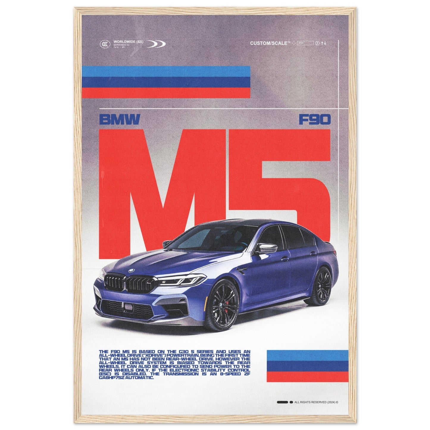 BMW M5 F90 POSTER - HYUU Art