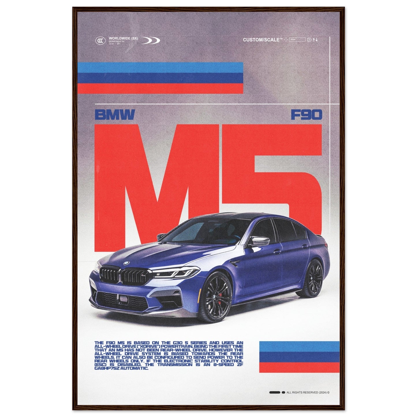 BMW M5 F90 POSTER - HYUU Art