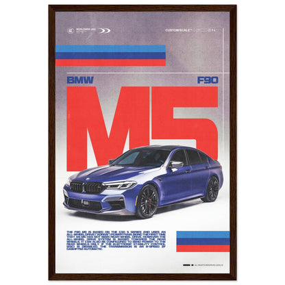 BMW M5 F90 POSTER - HYUU Art