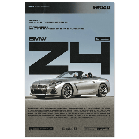 BMW Z4 G29 POSTER - HYUU Art