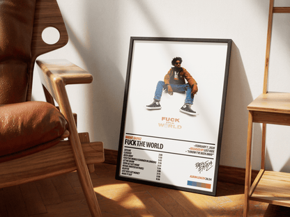 BRENT FAIYAZ Album Poster | Fuck The World - ChordPrints