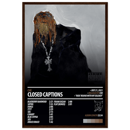 CHE Album Poster | Closed Captions - HYUU Art