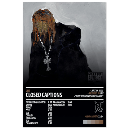 CHE Album Poster | Closed Captions - HYUU Art