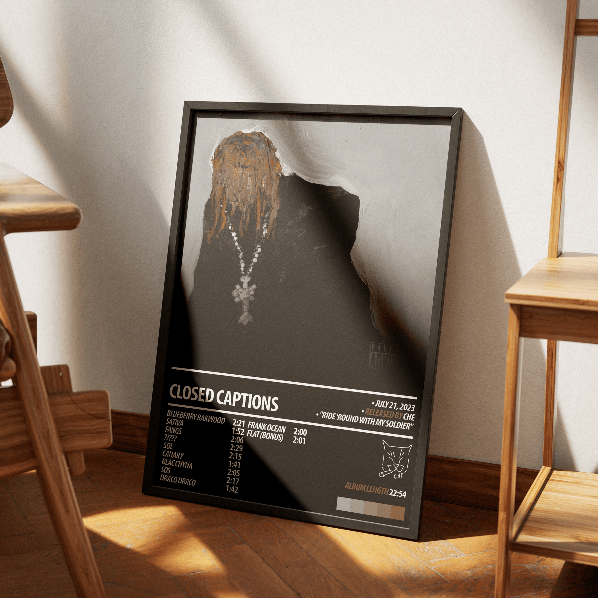 CHE Album Poster | Closed Captions - HYUU Art