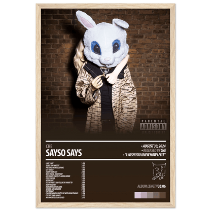 CHE Album Poster | Sayso Says - HYUU Art