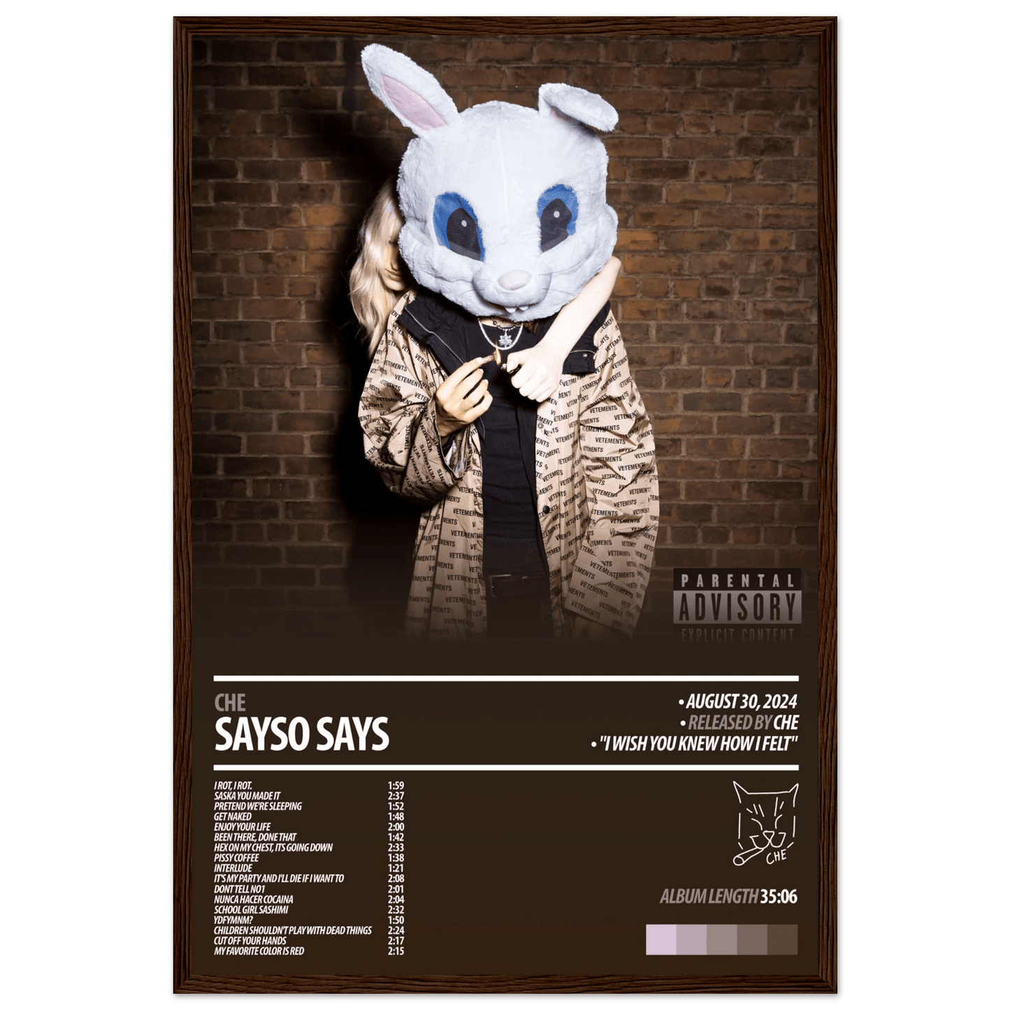 CHE Album Poster | Sayso Says - HYUU Art