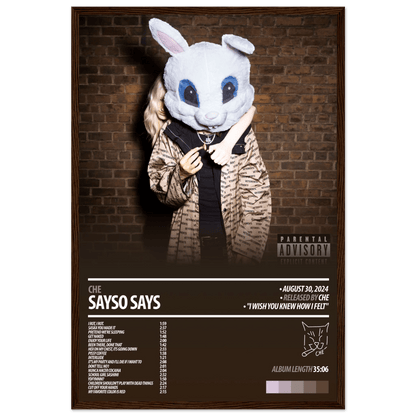 CHE Album Poster | Sayso Says - HYUU Art