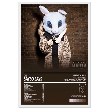 CHE Album Poster | Sayso Says - HYUU Art