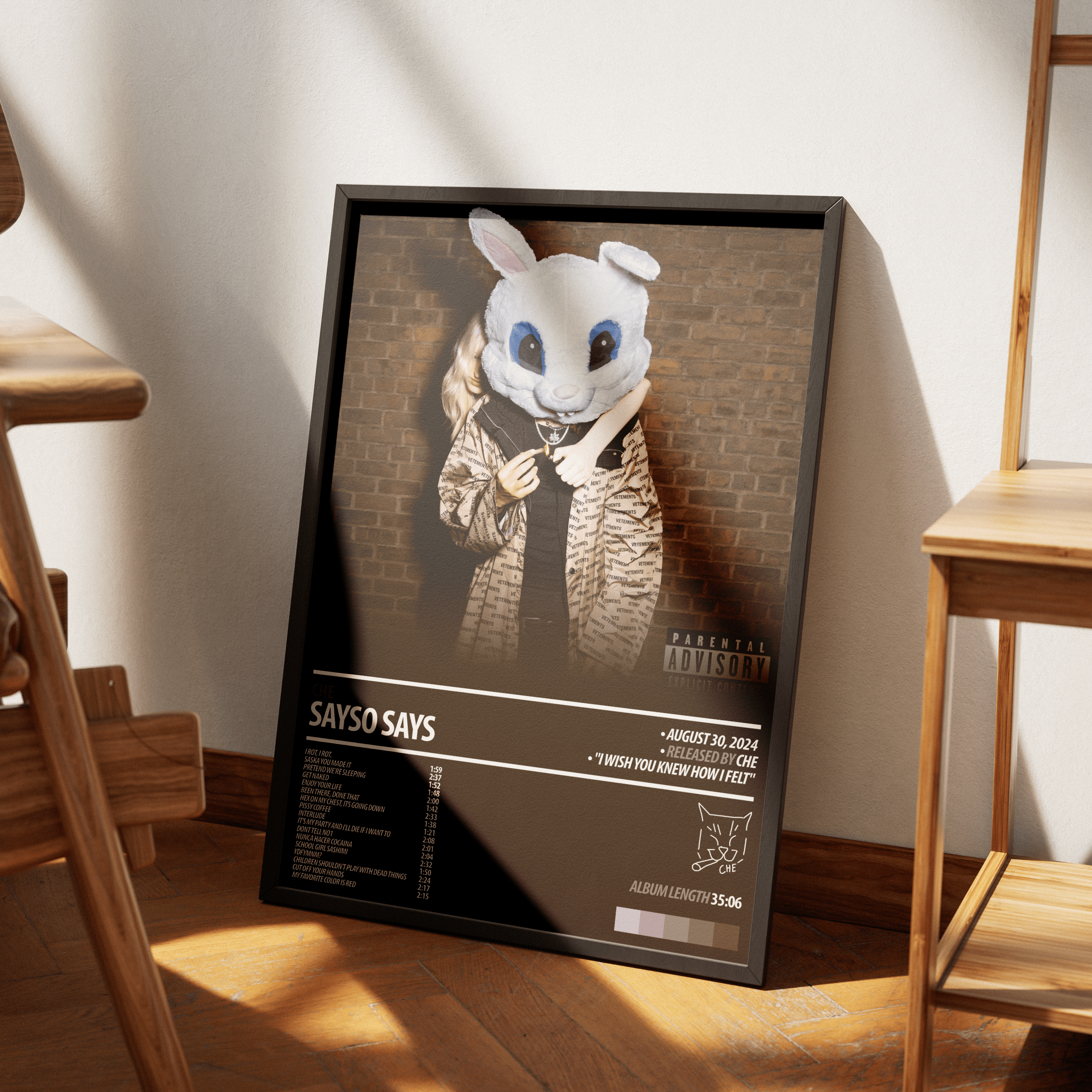CHE Album Poster | Sayso Says – HYUU Art