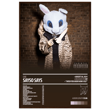 CHE Album Poster | Sayso Says - HYUU Art