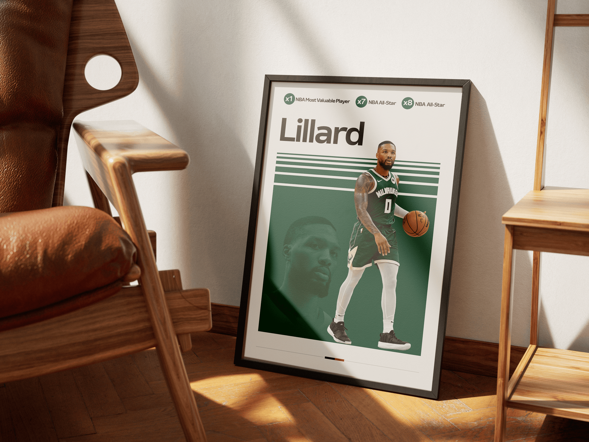 DAMIAN LILLARD | BASKETBALL POSTER - ChordPrints