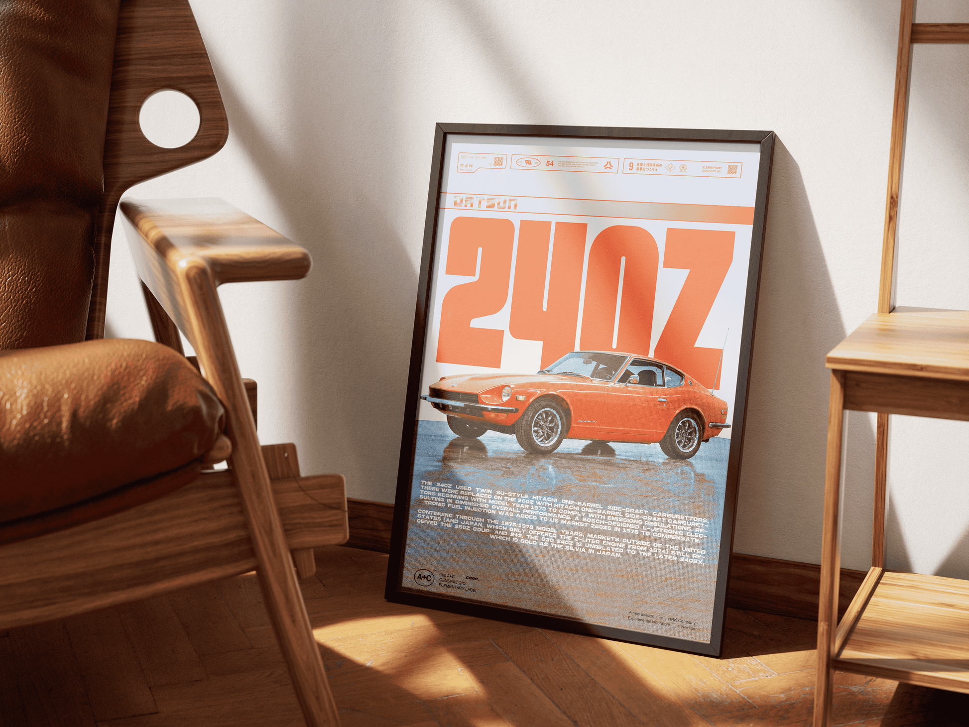 DATSUN 240Z POSTER - ChordPrints