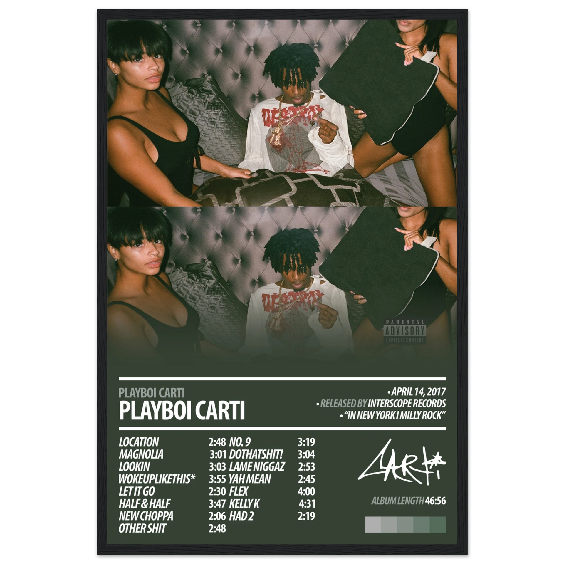 PLAYBOI CARTI Album Poster | Playboi Carti – HYUU Art