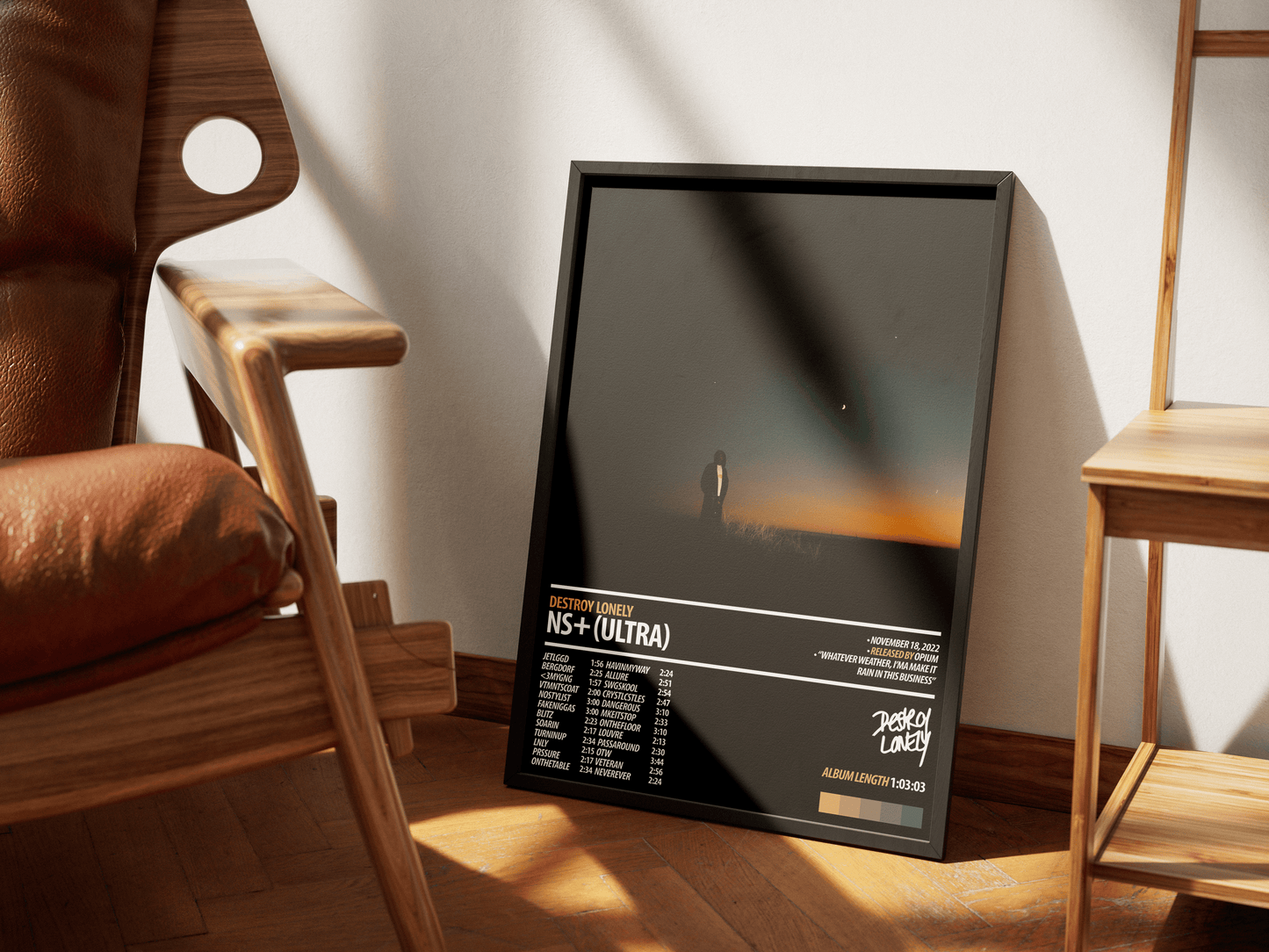 DESTROY LONELY Album Poster | NS+ (Ultra) - ChordPrints