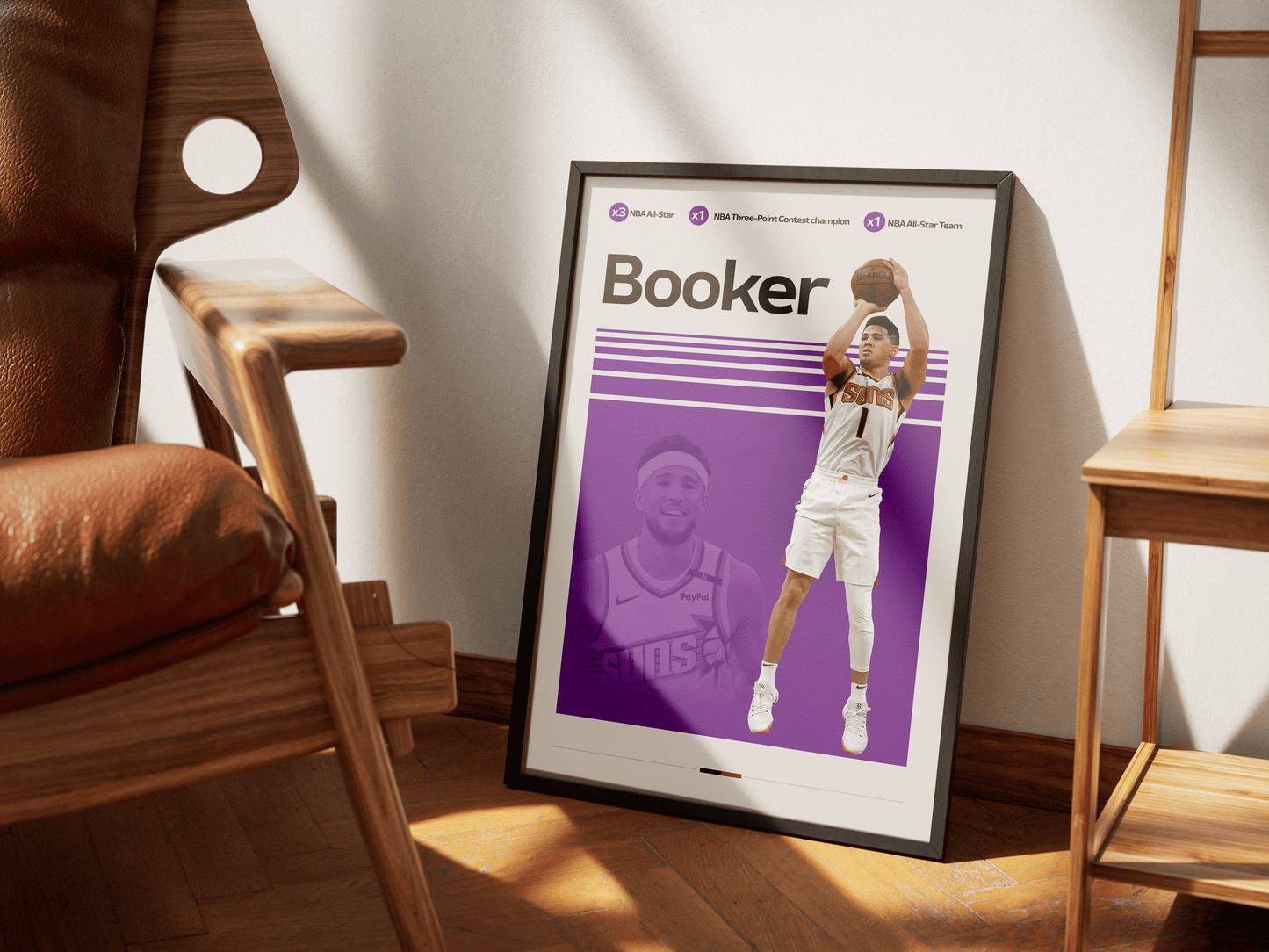 DEVIN BOOKER | BASKETBALL POSTER - ChordPrints