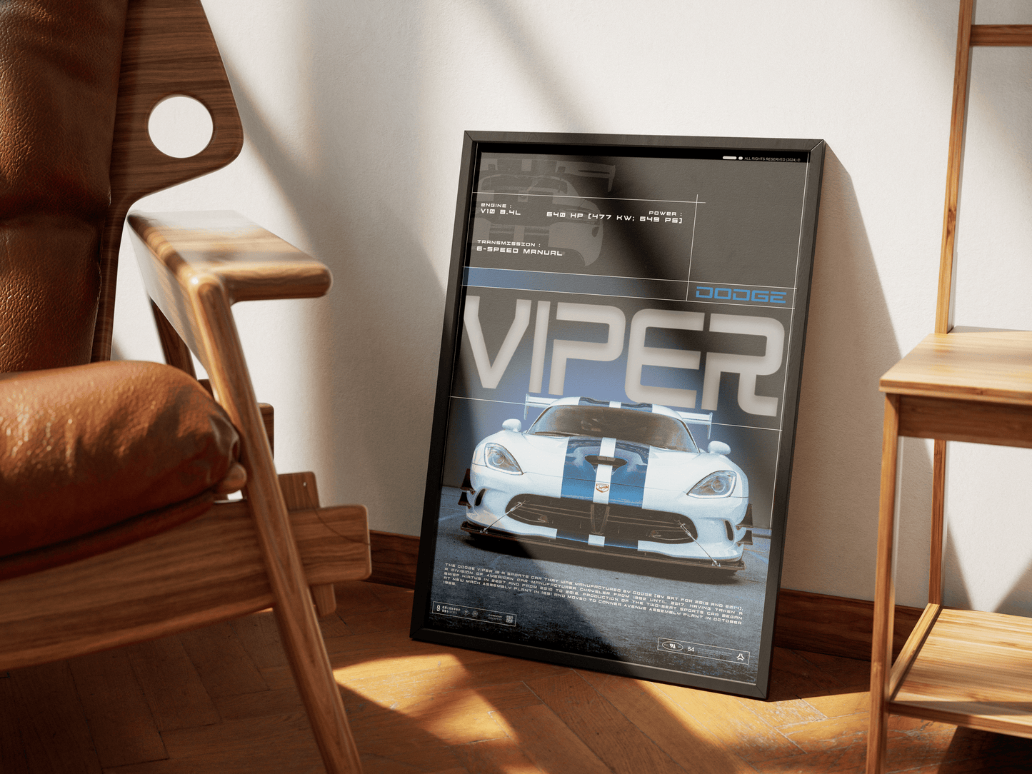 DODGE VIPER POSTER - ChordPrints