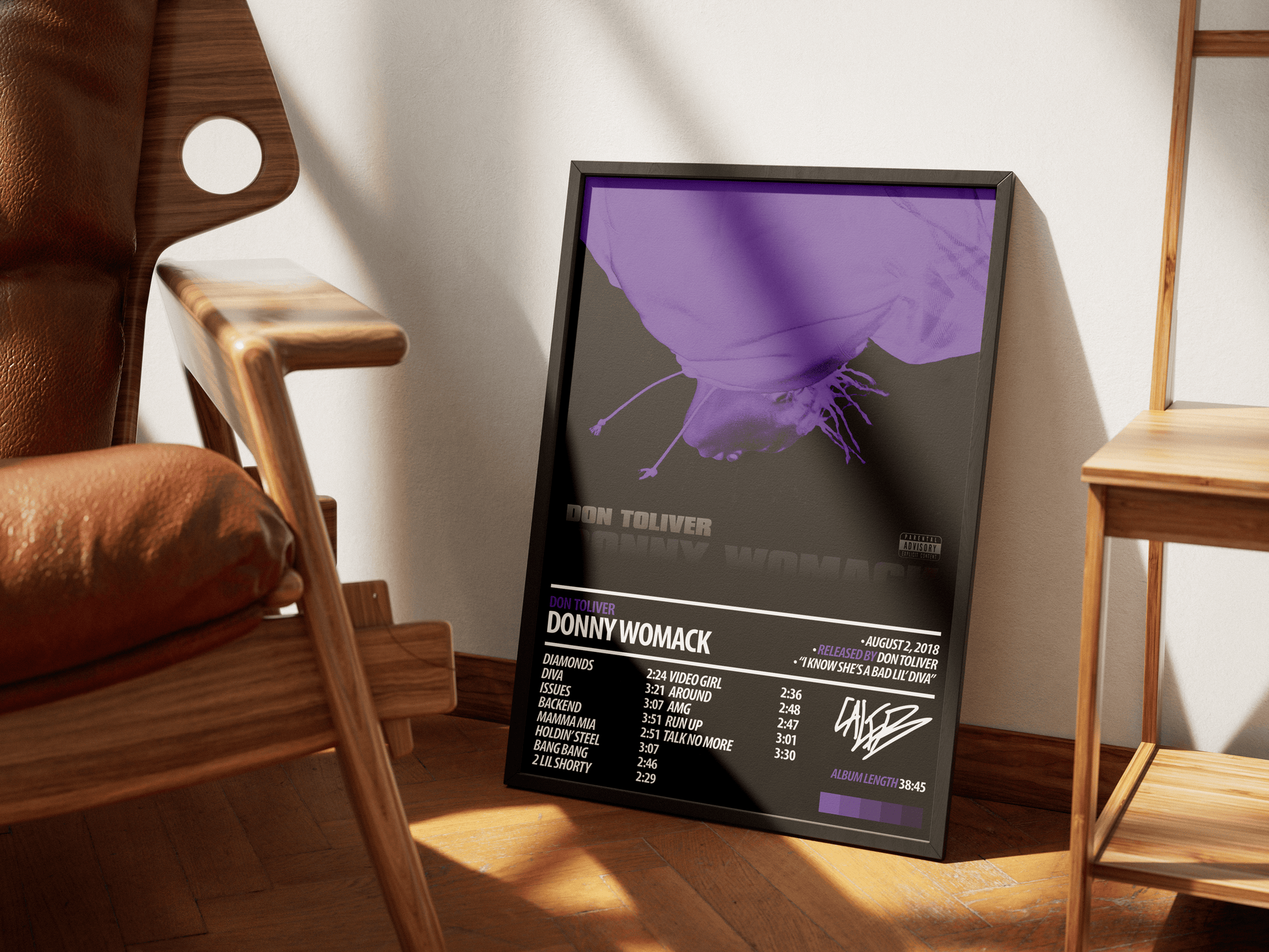 DON TOLIVER Album Poster | Donny Womack - ChordPrints