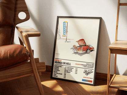 DON TOLIVER Album Poster | Heaven Or Hell - ChordPrints