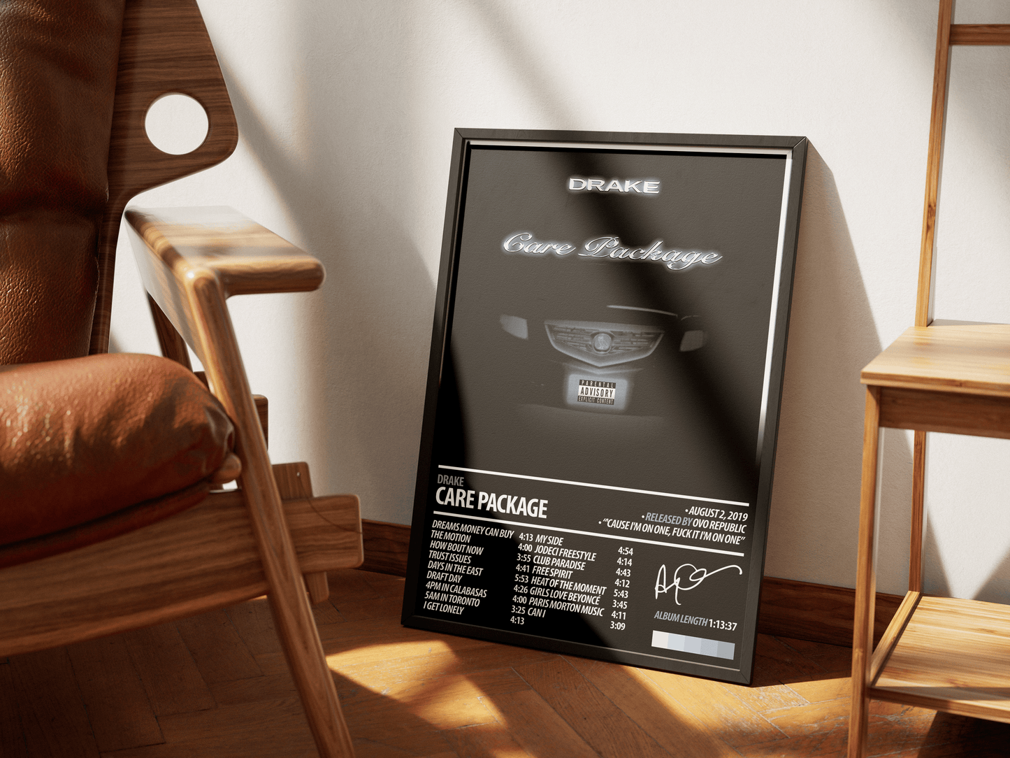DRAKE Album Poster | Care Package - ChordPrints