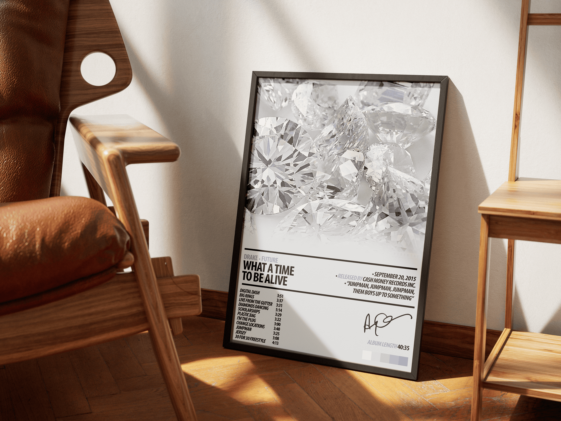 DRAKE Album Poster | What A Time To Be Alive - ChordPrints