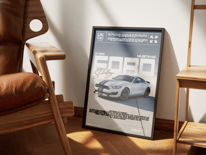 FORD MUSTANG SHELBY GT350 POSTER - ChordPrints