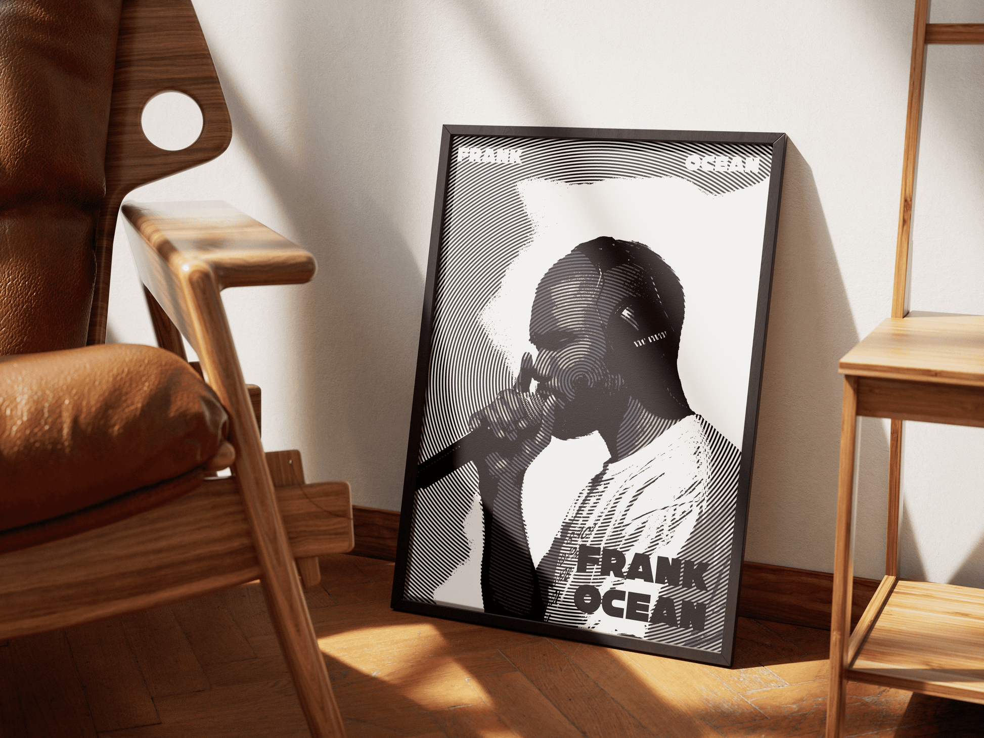 FRANK OCEAN Radial Lines Poster - ChordPrints