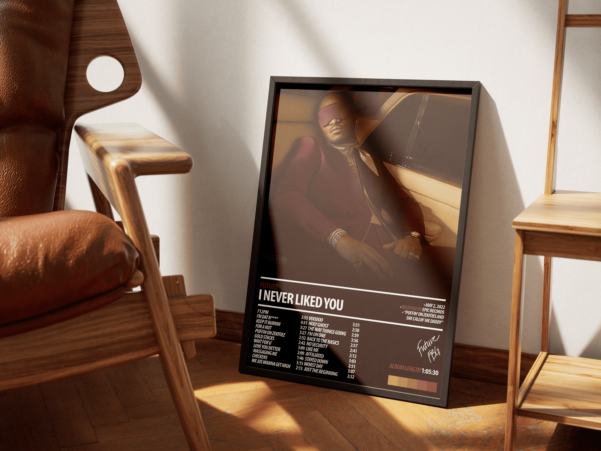 FUTURE Album Poster | I NEVER LIKED YOU - ChordPrints