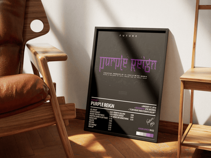 FUTURE Album Poster | Purple Reign - ChordPrints