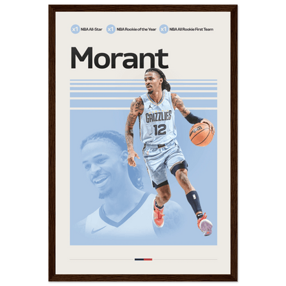 JA MORANT | BASKETBALL POSTER - HYUU Art