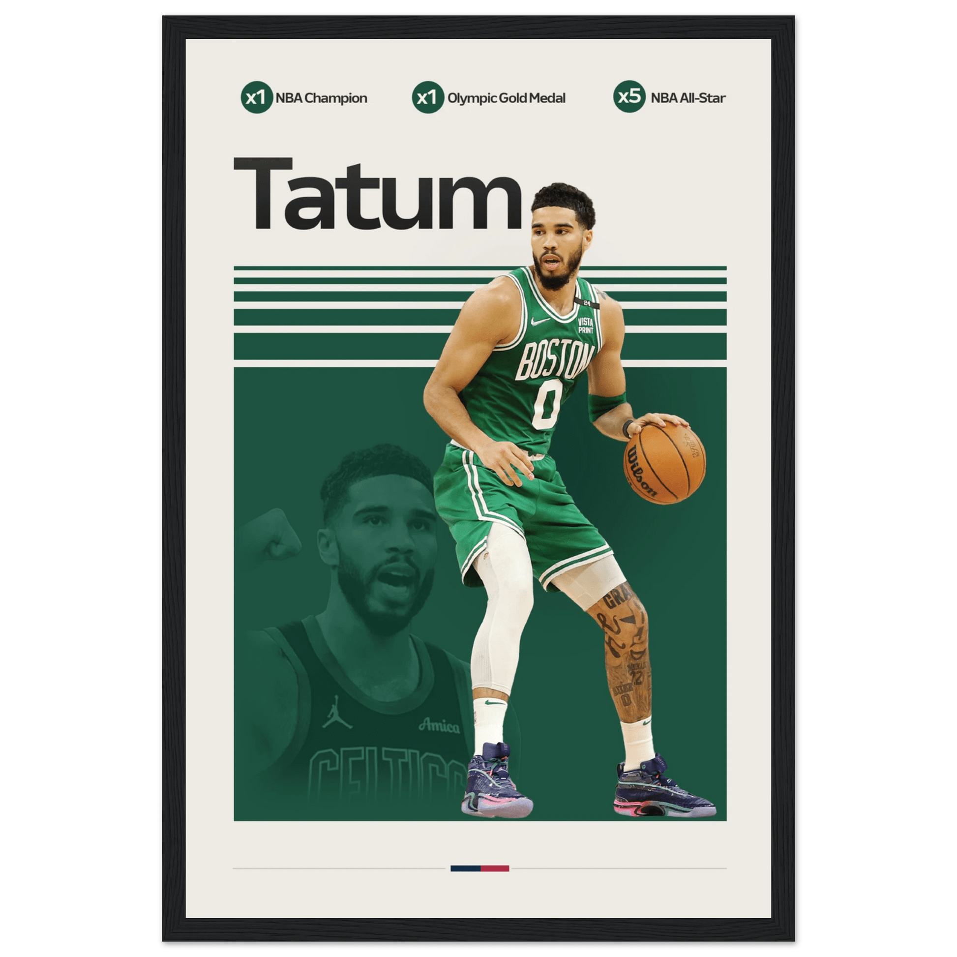 JASON TATUM | BASKETBALL POSTER - HYUU Art