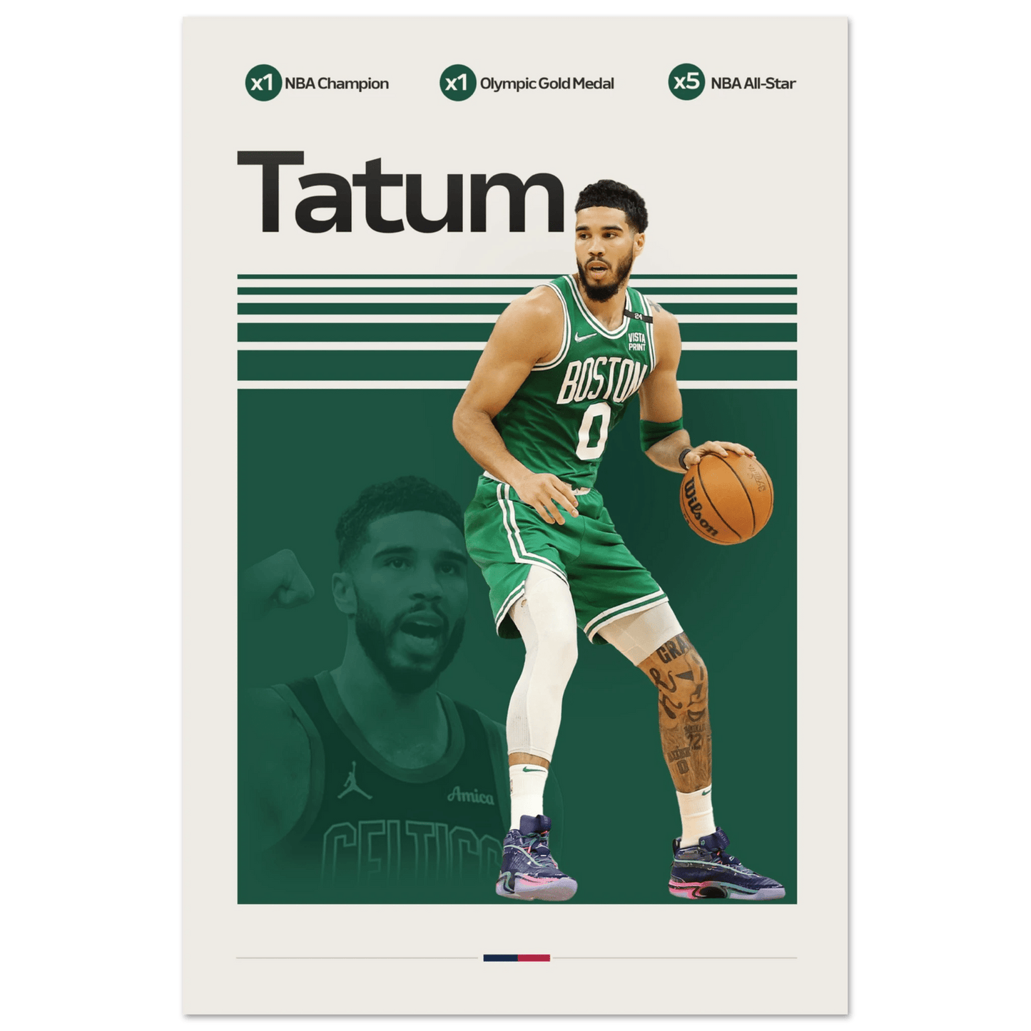 JASON TATUM | BASKETBALL POSTER - HYUU Art