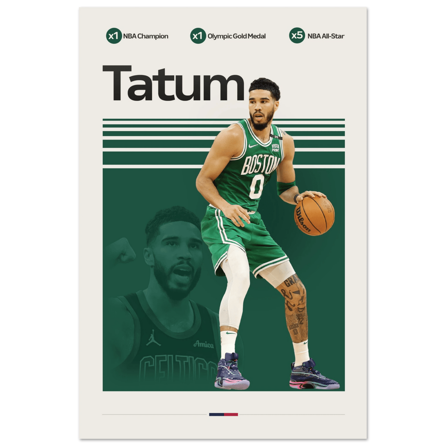 JASON TATUM | BASKETBALL POSTER - HYUU Art