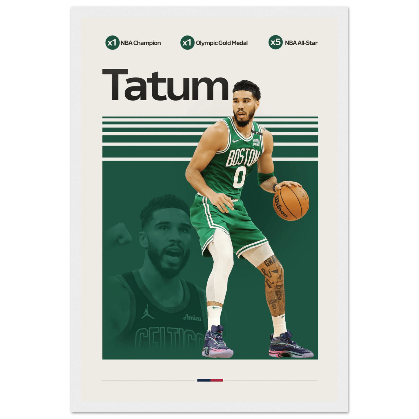 JASON TATUM | BASKETBALL POSTER - HYUU Art