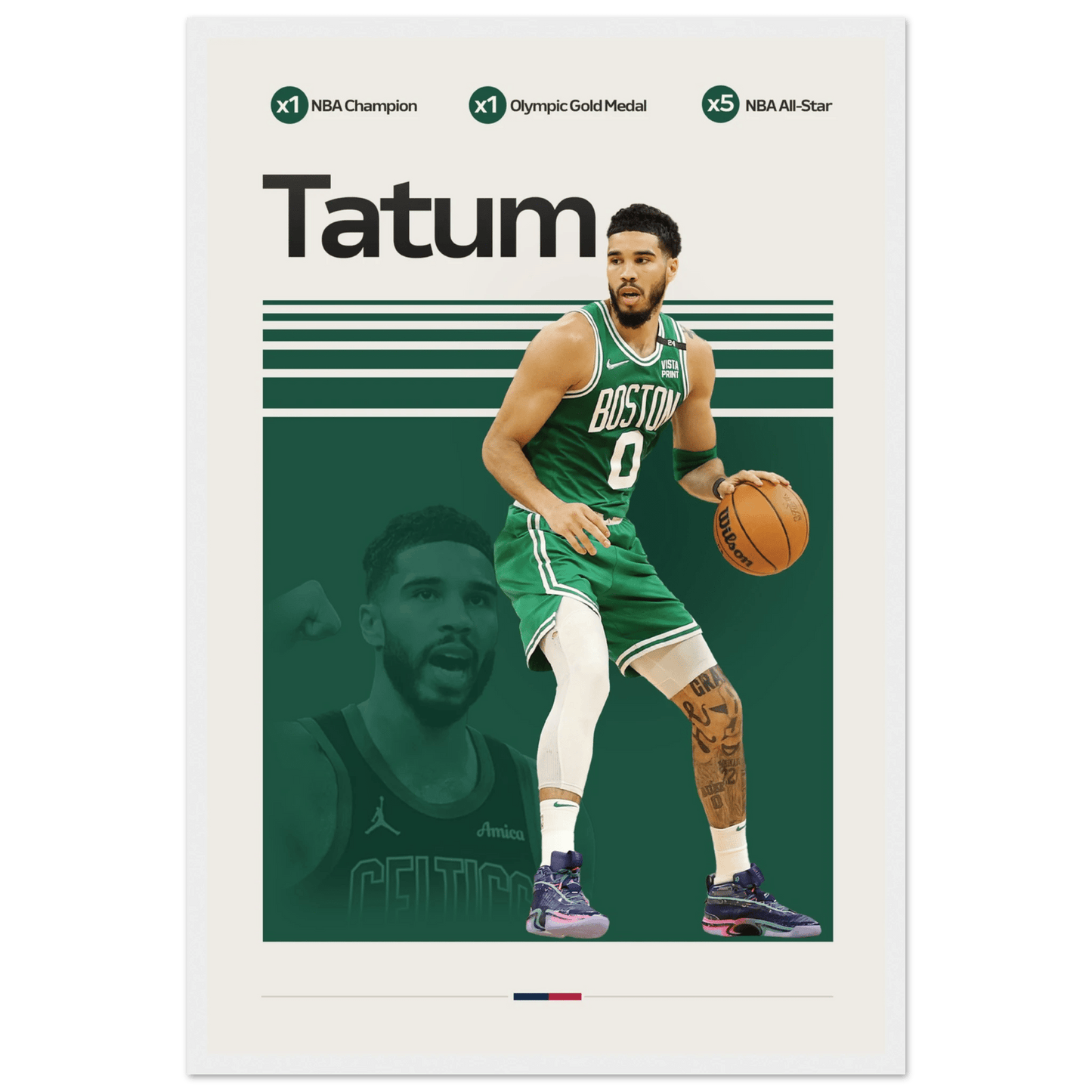 JASON TATUM | BASKETBALL POSTER - HYUU Art