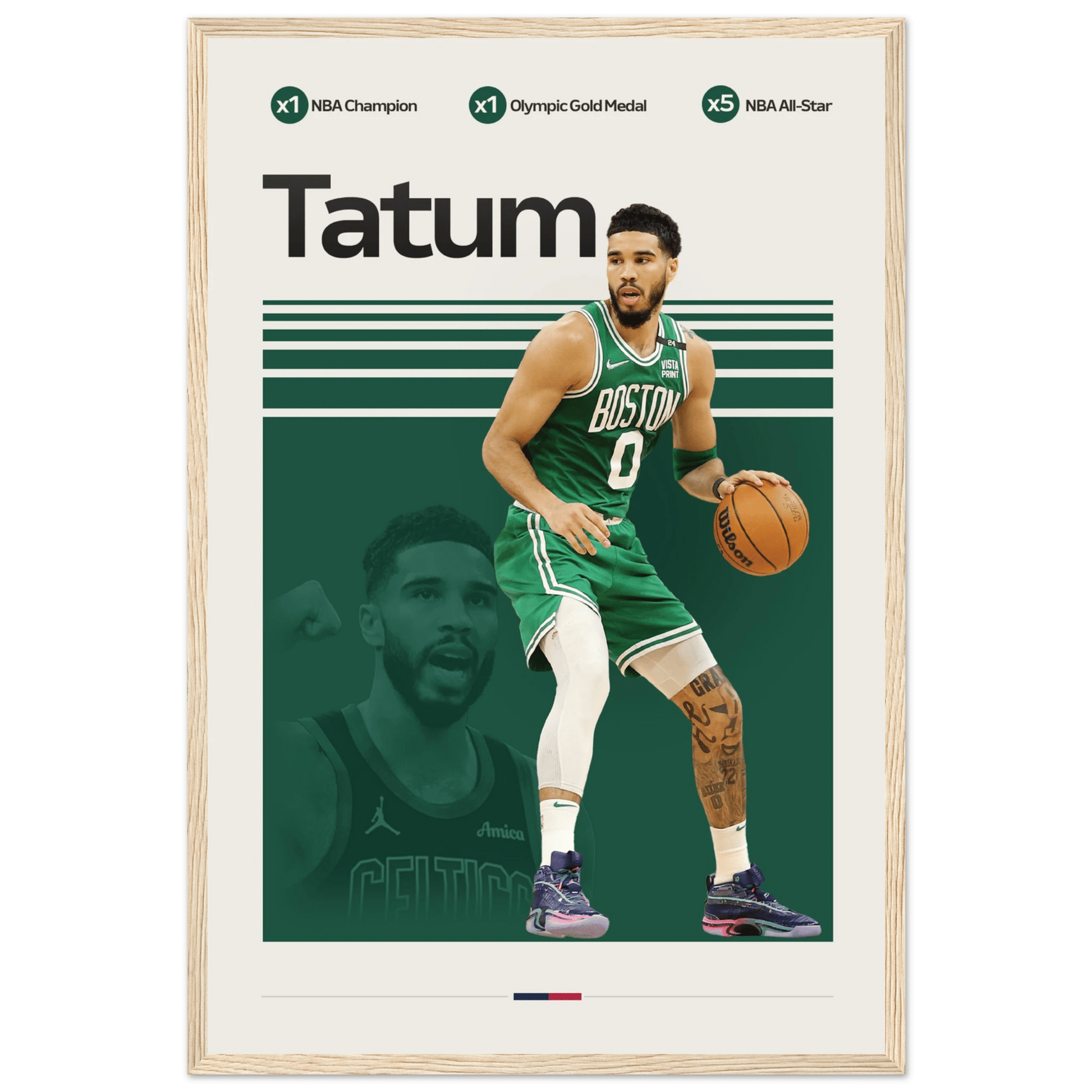 JASON TATUM | BASKETBALL POSTER - HYUU Art