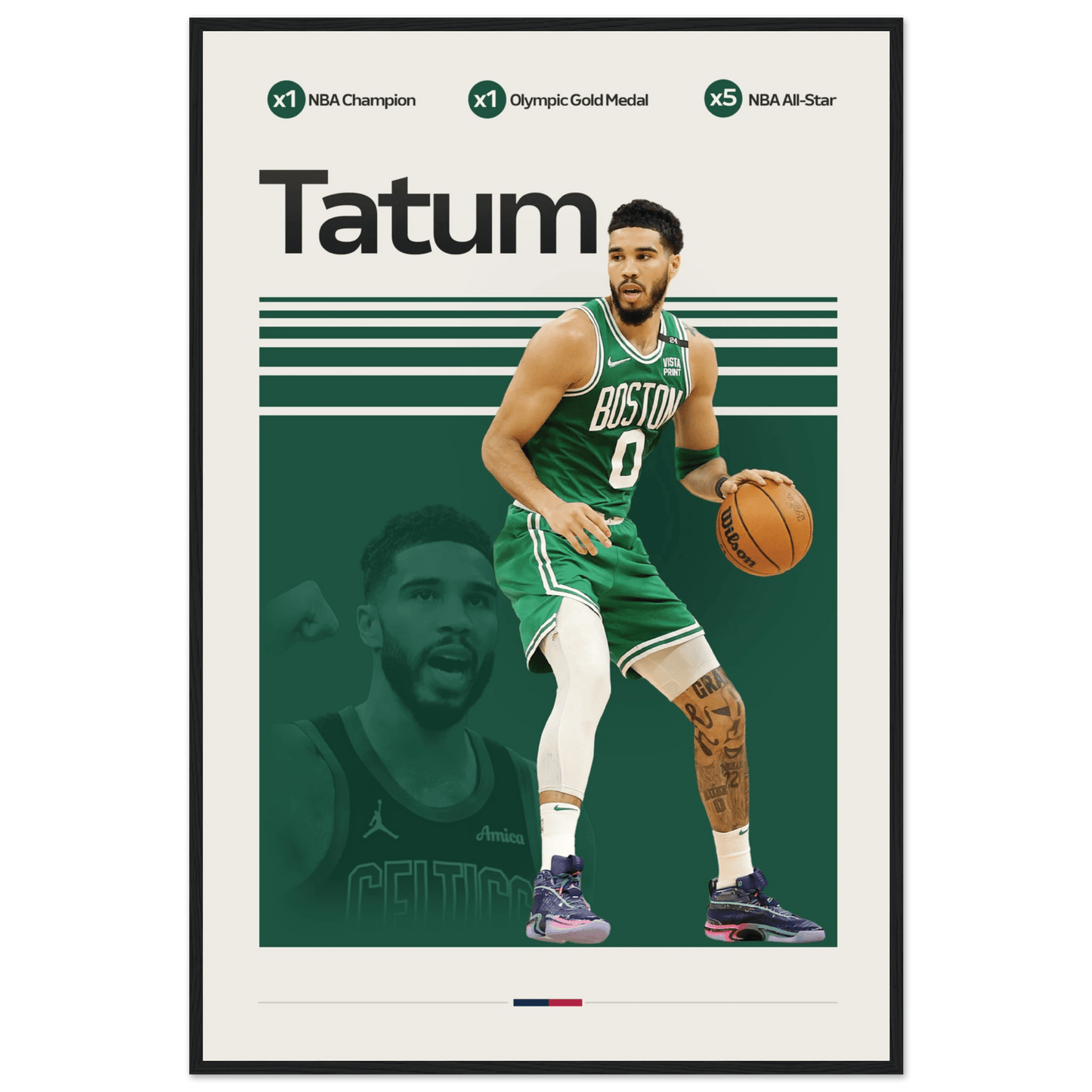 JASON TATUM | BASKETBALL POSTER - HYUU Art