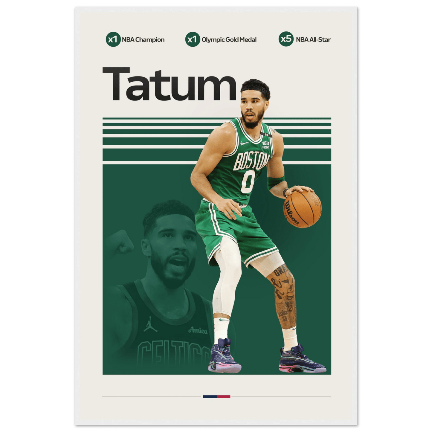 JASON TATUM | BASKETBALL POSTER - HYUU Art