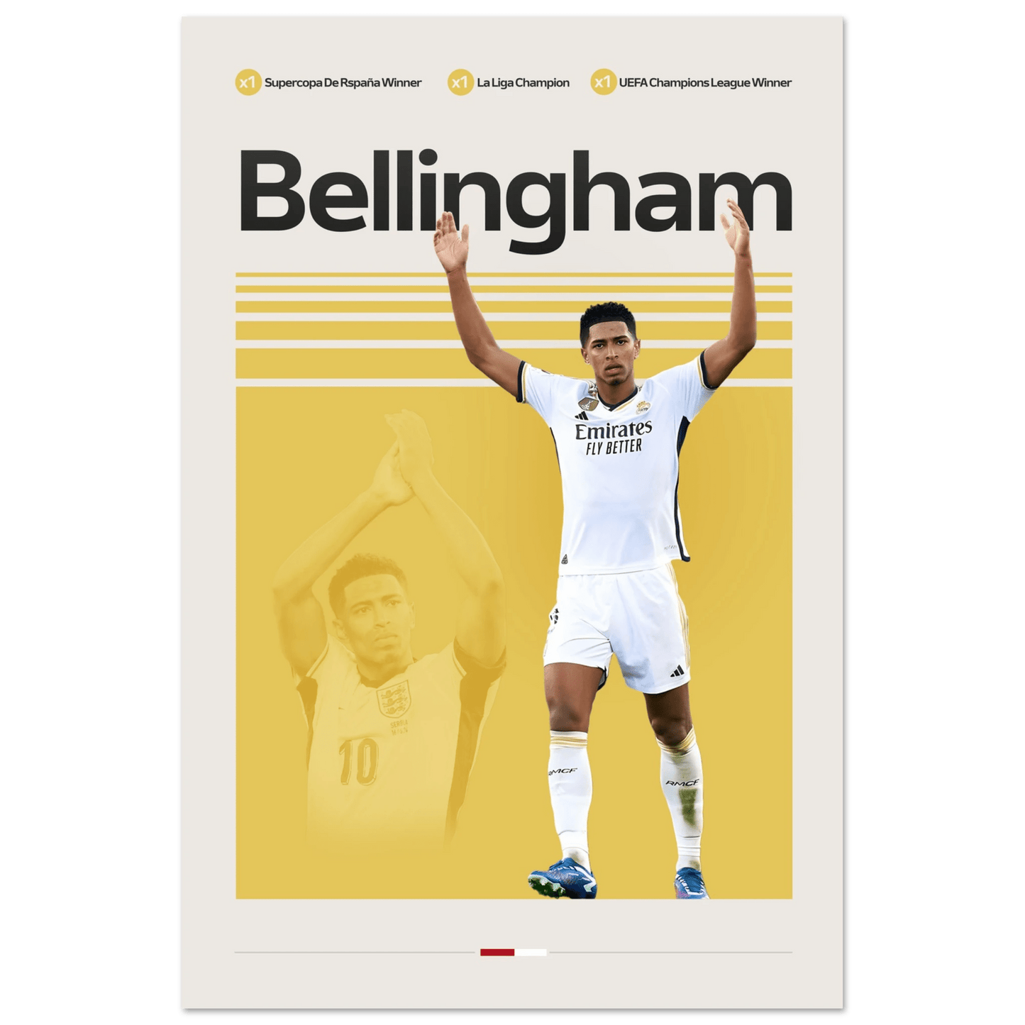 JUDE BELLINGHAM | SOCCER POSTER - HYUU Art